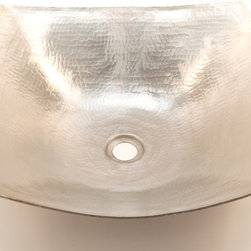 BATHROOM COPPER SINKS IN BRUSHED NICKEL - Bathroom Sinks