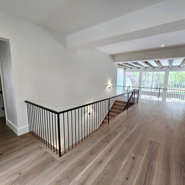 Project #119 | White Oak Staircase with Stacked Bullnose Detail