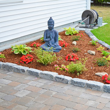 Wakefield, MA, Custom Deck and Patio with Dry Space