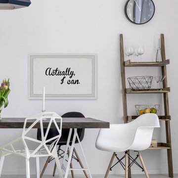 "Actually I Can" Framed Painting Print