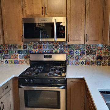 Talavera Tile Kitchen Remodel in Staten Island, NY
