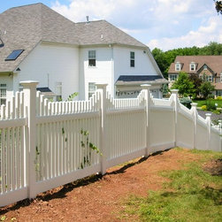 White Vinyl Yard Fence - Products