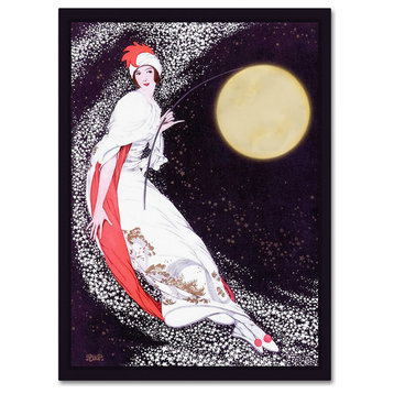 Vintage Lavoie 'Moon Fairy Canvas 2A' Canvas Art, 24x18