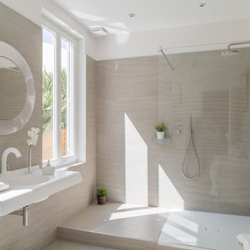 Rénovation d'une salle de bain, style contemporain