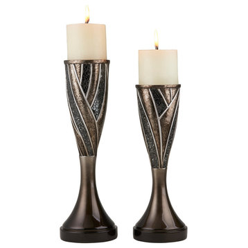 12" and 14"H Lelei Candleholder Set, Candles Included