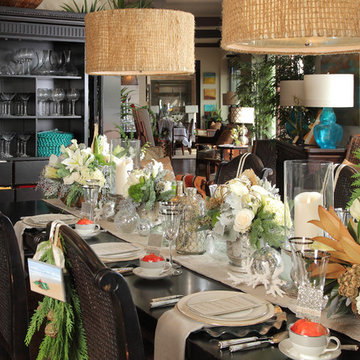 Coastal Luxe Holiday Tabletop