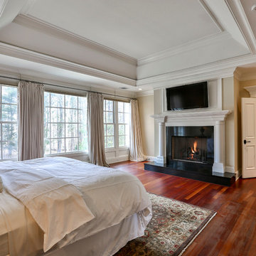 Burr Street Master Bedroom Staging
