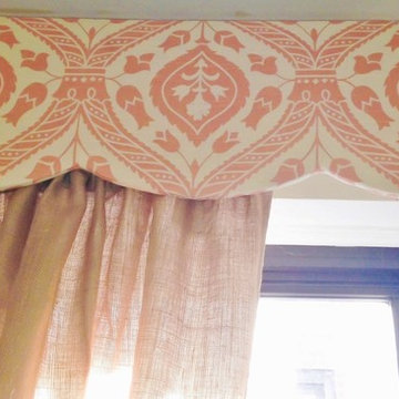 Custom Cornice and Pillow Package for Sally Fantom