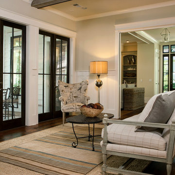 Beach Style Family Room