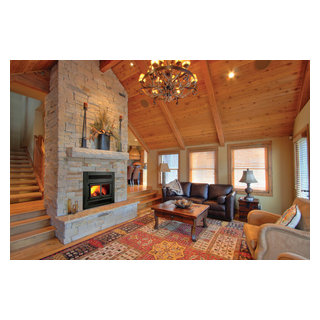 Kozy Heat Fireplaces - Rustic - Living Room - Minneapolis - by Kozy ...