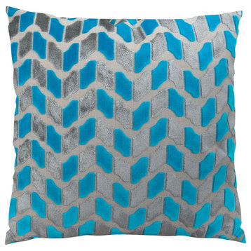 Plutus Deep Sea Dive Handmade Throw Pillow, Double-Sided, 20"x30" Queen