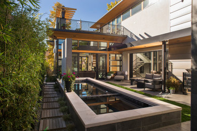 Example of a trendy pool design in Denver