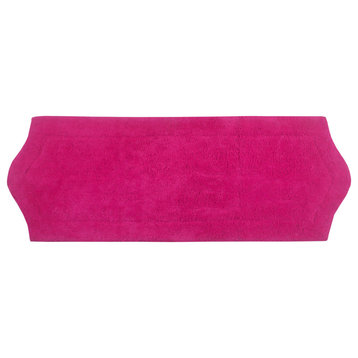Waterford Bath Rug, 22"x60", Hot Pink