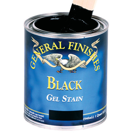 General Finishes Black Gel Stain Quart