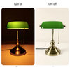 Green Glass Desk Lamp || Classic Stylish Unique lamp || Office Light Banker