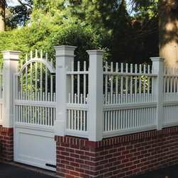 Vinyl Cambridge Spindle Fence - Home Fencing And Gates