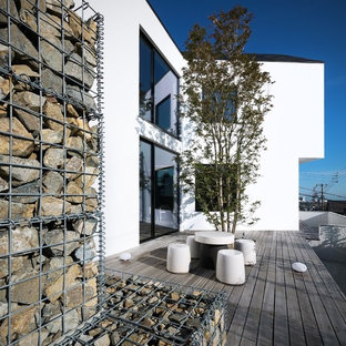 神戸のコンテンポラリースタイルのおしゃれなデッキの写真