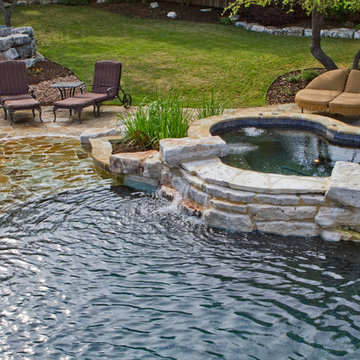 Beach Entry Pool & Spa