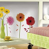 Small Gerber Daisies Peel and Stick Wall Decals