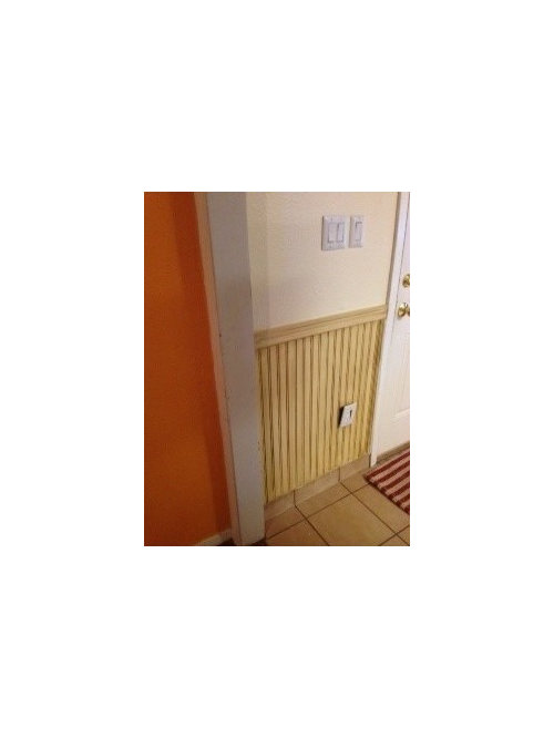 Wainscoting transitions