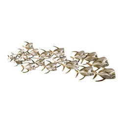 Lookdown Fish School - Wall Sculptures
