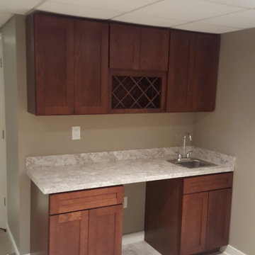 Basement Bath and Wet Bar
