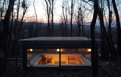 Architektur: Endlich allein! Ein kleiner Glaspavillon – mitten im Wald
