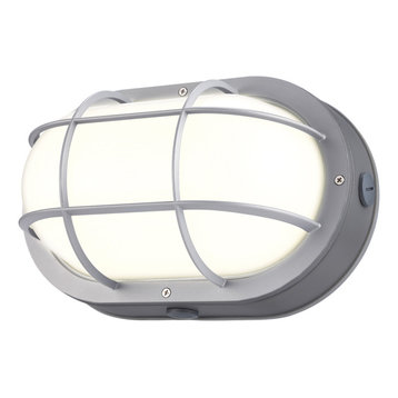 Leonlite 20W Outdoor Oval LED Bulkhead Light, 3000k Warm White