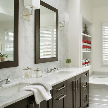 Wyckoff Transitional / Contemporary Master Bathroom