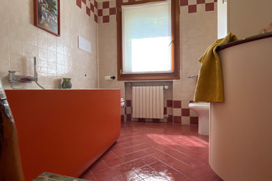 Foto di una stanza da bagno boho chic