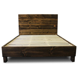 Rustic Platform Beds by Pereida-Rice Woodworking