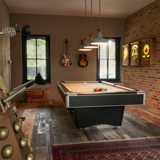 Design ideas for a classic games room in London.