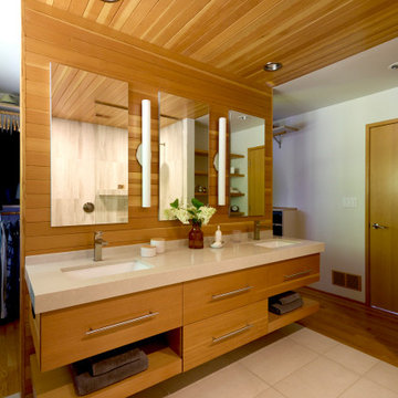 Caron & Brian's Mid-Century Kitchen, Dining & Living Room