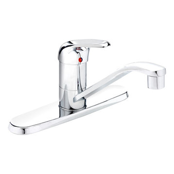 Belanger 4765CP Single Handle Low-Arc Kitchen Faucet, Polished Chrome