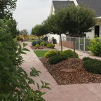 River Rock Path - Contemporary - Landscape - Los Angeles - by Lenkin