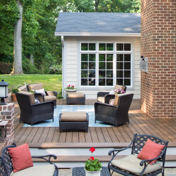 McLean Renovation: Kitchen, sunroom, mudroom, fireplace, basement, outdoor space