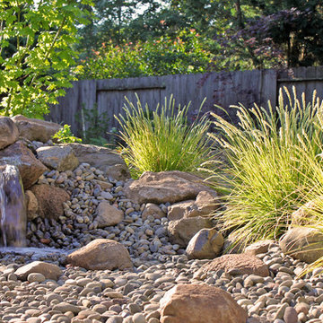 Rock Waterfall Garden Feature