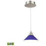 Elk Home - Elk Home LCA101-7-16M Cono, 7" 5W 1 LED Pendant - Cono Family Collection Mini Pendant  P>Cono 7 Inch 5W 1 LED Matte Satin Nickel *UL Approved: YES Energy Star Qualified: n/a ADA Certified: n/a  *Number of Lights: 1-*Wattage:5w LED bulb(s) *Bulb Included:Yes *Bulb Type:LED *Finish Type:Matte Satin Nickel