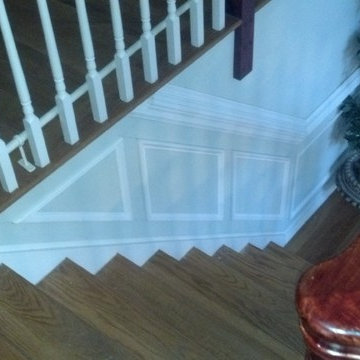 Architectural shadow box wainscoting