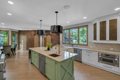 Country kitchen photo in New York