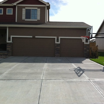 Mark P's Pro Dunk Silver Basketball System on a 29x26 in Omaha, NE