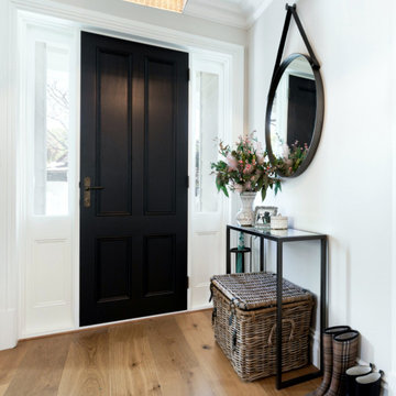 Lovely Entrance with Classic Timber Panel Door