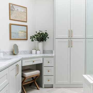 Love It Or Leave It | Transitional Primary Bathroom