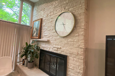 Inspiration for a 1960s living room remodel in Wichita