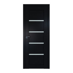 Milano-113U Black Matt Metalux Glass - Interior Doors