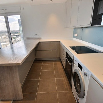 Création d'une cuisine dans un appartement neuf à Nogent-sur-Marne