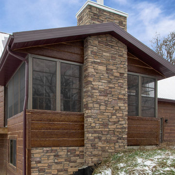 Concrete Log Siding Homes