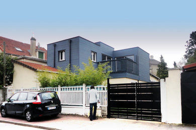 Cette photo montre une façade de maison.