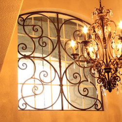 Decorative Wrought Iron Window Inserts & Coverings - Decorative Accents
