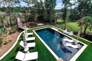 Example of a pool design in Charleston